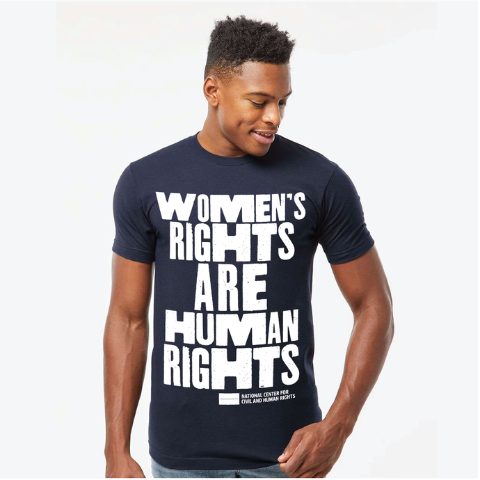 UNISEX WOMEN'S RIGHTS TEE BLUE