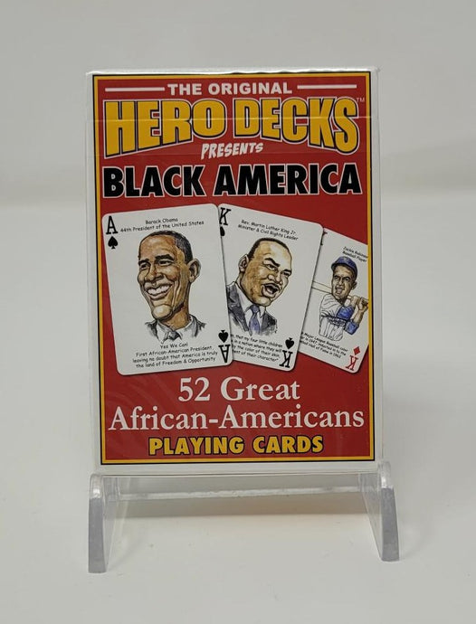 HERO DECKS PRESENT BLACK AMERICA CARD DECK