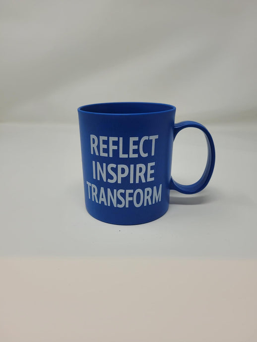 REFLECT INSPIRE TRANSFORM MUG